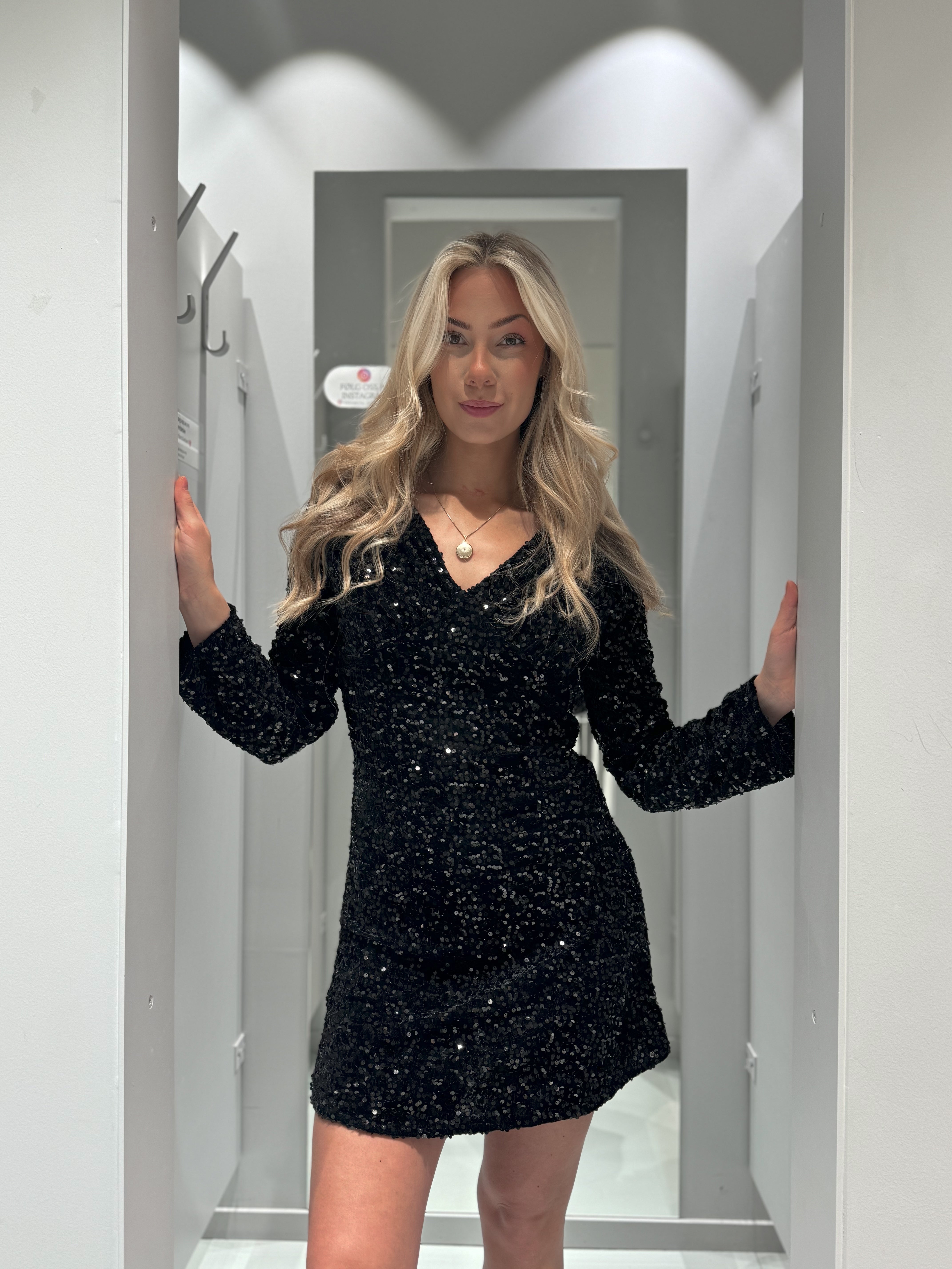 PCKAM Short Dress - Black